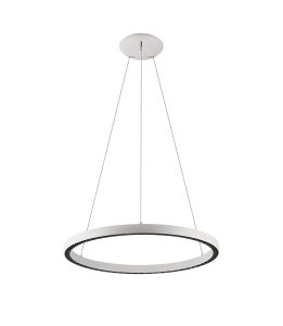 Riumar Ring Pendant 62cm 40W+15W LED, 3 Way Relay, 3000K, 3800lm, White, 3yrs Warranty