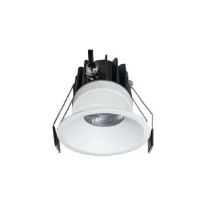 Rombok 12W LED CCT Switchable Downlight,IP65, Cut Out: 75mm, 1080lm, 36° Deg,With IP20 DRIVER INC., White, 3yrs Warranty