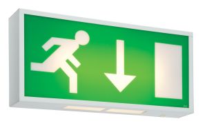 Saxby RUN8M3 Single 3 Hour Non Maintained Emergency Exit Sign
