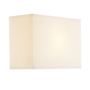 Piza E27 Cream Cotton 24cm Rectangle Shade (Shade Only)