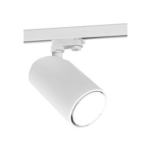 Sal 1 Light 3 Circuit Track Light GU10, Matt White