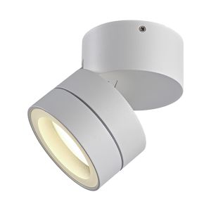 Saler Adjustable Dimmable Ceiling Spotlight/Wall Light, 1 Light, With Replaceable 12W LEDs, 4000K, White, IP65, 2yrs Warranty