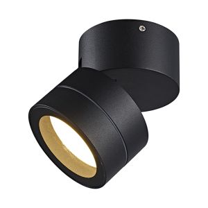 Saler Adjustable Ceiling Spotlight/Wall Light, 1 Light GX53 (Not Included), Black, IP65, 2yrs Warranty