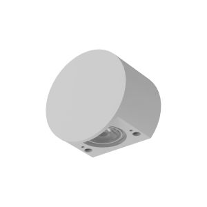 Shella Round Wall Light, 3W LED, 3000K, 180lm, IP65, White, 3yrs Warranty