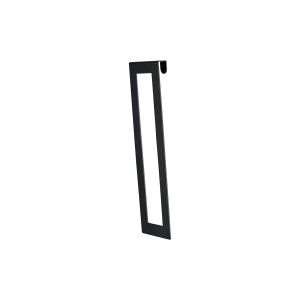 Sigma 17 x 5cm Decorative Shade Accessory Satin Black Suitable For 17cm Tall Shades