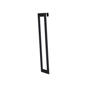 Sigma 20 x 5cm Decorative Shade Accessory Satin Black Suitable For 20cm Tall Shades