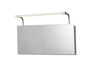 Sisley Wall Lamp 6W LED Chrome IP44 4000K, 420lm, Silver / Frosted Acrylic / Polished Chrome, 3yrs Warranty