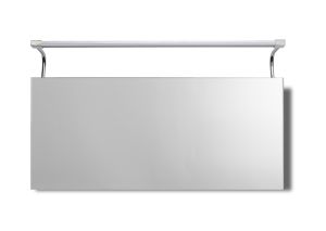 Sisley Wall Lamp 10W LED Big Double IP44 4000K, 850lm, Silver / Frosted Acrylic / Polished Chrome, 3yrs Warranty