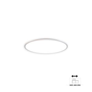 Slim CCT Ceiling 25cm Round, 16W LED, On Board CCT Switch 3000/4000/5000K, 1300lm, White, 3yrs Warranty