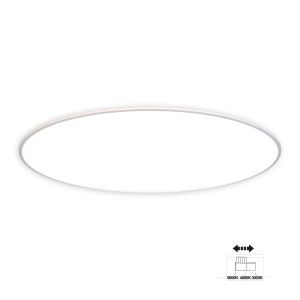 Slim CCT Ceiling 46cm Round, 50W LED, On Board CCT Switch 3000/4000/5000K, 4150lm, White, 3yrs Warranty