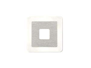 Sol Wall Lamp 14cm Square 4W LED 4000K, 360lm, Aluminium / Acrylic, 3yrs Warranty