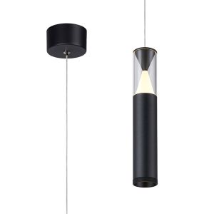 Spark Pendant, 7W LED, 3000K, 530lm, Sand Black, 3yrs Warranty