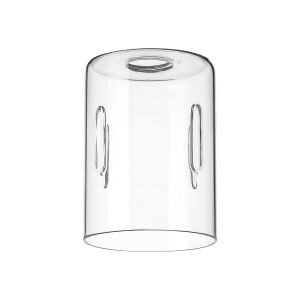 Erdi 12x16cm Uniform Dimple Cylinder (C) Clear Glass Shade