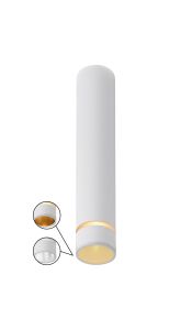 Split 4cm Spotlight, 1 Light 35mm GU10 (GU11) (Not Included), White