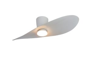 Surfer 112 x 30cm 18W LED Dimmable Ceiling Light With Built-In 40W DC Fan, 3000-5000K Remote Control, 3600lm, White, 5yrs Warranty