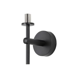 Gana Medium Arm Wall Light (FRAME ONLY), 1 Light G9, IP44, Satin Black