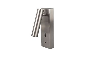 Tarifa III Switched Wall/Reading Light Adjustable With USB-C Socket, 3W LED, 3000K, 210lm, Switched, Satin Nickel, 3yrs Warranty