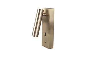 Tarifa III Switched Wall/Reading Light Adjustable With USB-C Socket, 3W LED, 3000K, 210lm, Switched, Antique Brass, 3yrs Warranty