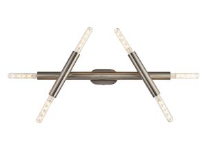 Vienta 3 Arm 6 Light Adjustable Ceiling/Wall E27, Satin Nickel, Lamps Not Included,
