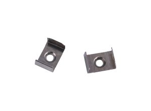Tiras 17.9 x 8.8mm Aluminium Profile Fixing Clip With Hole (1pc) for M7381 / M7382 / M7383, 3yrs Warranty