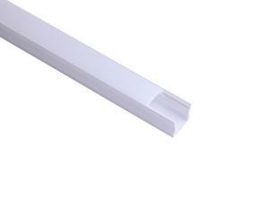Tiras 2m, 17 x 15.3mm White Aluminium Profile With Diffuser, 4 x Mounting Brackets, 2 x End Caps, 2 x End Caps With Hole, 3yrs Warranty