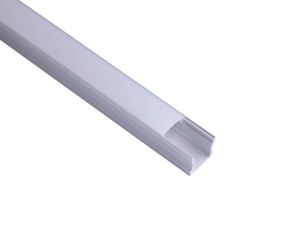 Tiras 2m, 17 x 15.3mm Aluminium Profile With Diffuser, 4 x Mounting Brackets, 2 x End Caps, 2 x End Caps With Hole, 3yrs Warranty