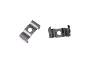 Tiras 17.1 x 15.3mm Aluminium Profile Fixing Clip With Hole (1pc) for M7392 / M7393 / M7394, 3yrs Warranty