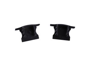 Tiras 17.3 x 15.3mm Black Recessed Profile End Cap Without Hole (1pc) for M7408, 3yrs Warranty