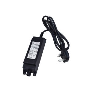 Centa 24V DC 90W Plug-On-Lead, Inline LED Power Supply, c/w 1.5m Mains Cable, IP65, 3yrs Warranty