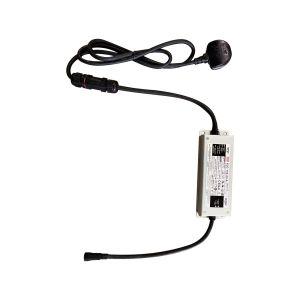 Centa 24V DC 120W Plug-On-Lead, Inline LED Power Supply, c/w 1.5m Mains Cable, IP65, 3yrs Warranty