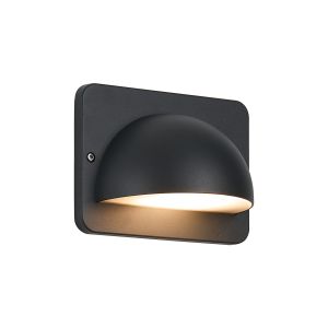 Centa Rectangular 24V DC Wall Light, 6W LED, 3000K, c/w 1m 2 x 0.75mm² PVC Cable, Male Connection, IP44, Anthracite, 3yrs Warranty