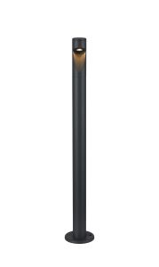 Centa 24V DC Post Lamp, Asymmetric Lens For Wide Beam, 3W LED, 3000K, c/w 1m Cable, Male Connection, IP65, Anthracite, 3yrs Warranty