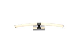Resa Wall Lamp Small, 2 x 4W LED, 3000K, 560lm, IP44, Polished Chrome, 3yrs Warranty