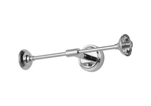 Notte Ceiling/Wall Light (FRAME ONLY) Linear, 2 Light G9, IP44, Polished Nickel