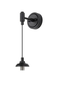 Notte Adjustable Wall Light (FRAME ONLY), 1 Light G9, IP44, Satin Black
