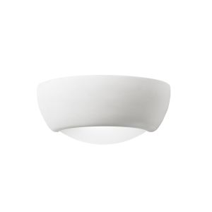 Endon UG-WB-X Eton Single Wall LIght Unglazed Ceramic Finish