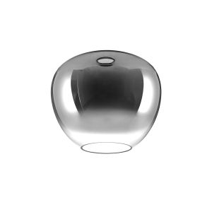 Urasawa 24xH20cm Inverted Trapezium Glass (J), Smoke Fade/Clear