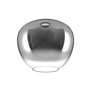 Urasawa 29xH24.5cm Inverted Trapezium Glass (J), Smoke Fade/Clear