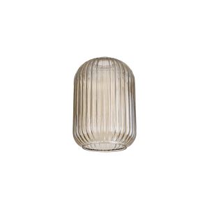 Urasawa 14cm Tubular Ribbed Glass (D), Champagne