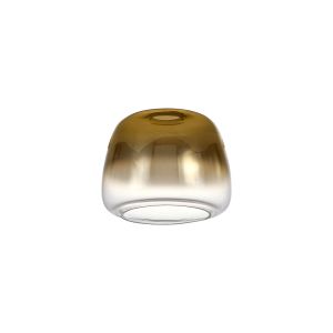 Urasawa 18x14cm Trapezium Glass (H), Gold Fade/Clear