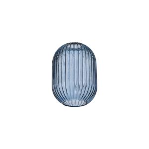 Urasawa 14x20cm Almond Ribbed Glass (F), Petrol Blue