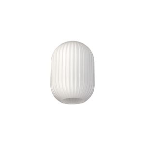 Urasawa 14x20cm Almond Ribbed Glass (F), Opal