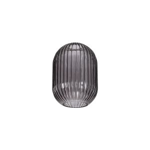 Urasawa 14x20cm Almond Ribbed Glass (F), Smoked