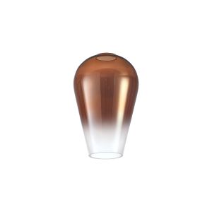 Urasawa 14x21cm Pear Shaped Glass (E), Copper/Clear