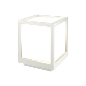 Utah Pedestal Lamp, 1 Light E27, IP65, White, 2yrs Warranty