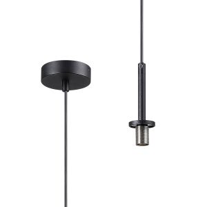 Gana Adjustable Pendant Kit (FRAME ONLY), 1 Light G9, IP44, Satin Black