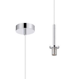 Gana Adjustable Pendant Kit (FRAME ONLY), 1 Light G9, IP44, Polished Chrome