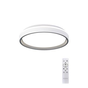 Verona 40cm Round Ceiling 40W LED With Remote Control 2700K-5000K, 5400lm, Grey, 3yrs Warranty