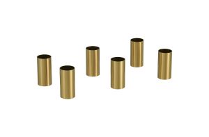 Stella Pack of 6 Lampholder Sleeve Brass