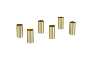 Stella Pack of 6 Lampholder Sleeve Satin Gold